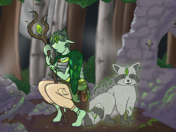 ich als Druide mit meiner Wildform